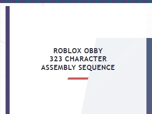 Roblox Obby Character Assembly Sequence Guide