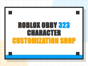 Roblox Obby Character Customization & Avatar Shop