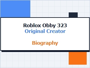 The Creator of Roblox Obby 323